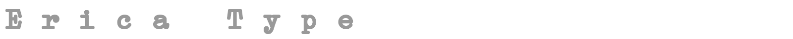 Erika Type font preview